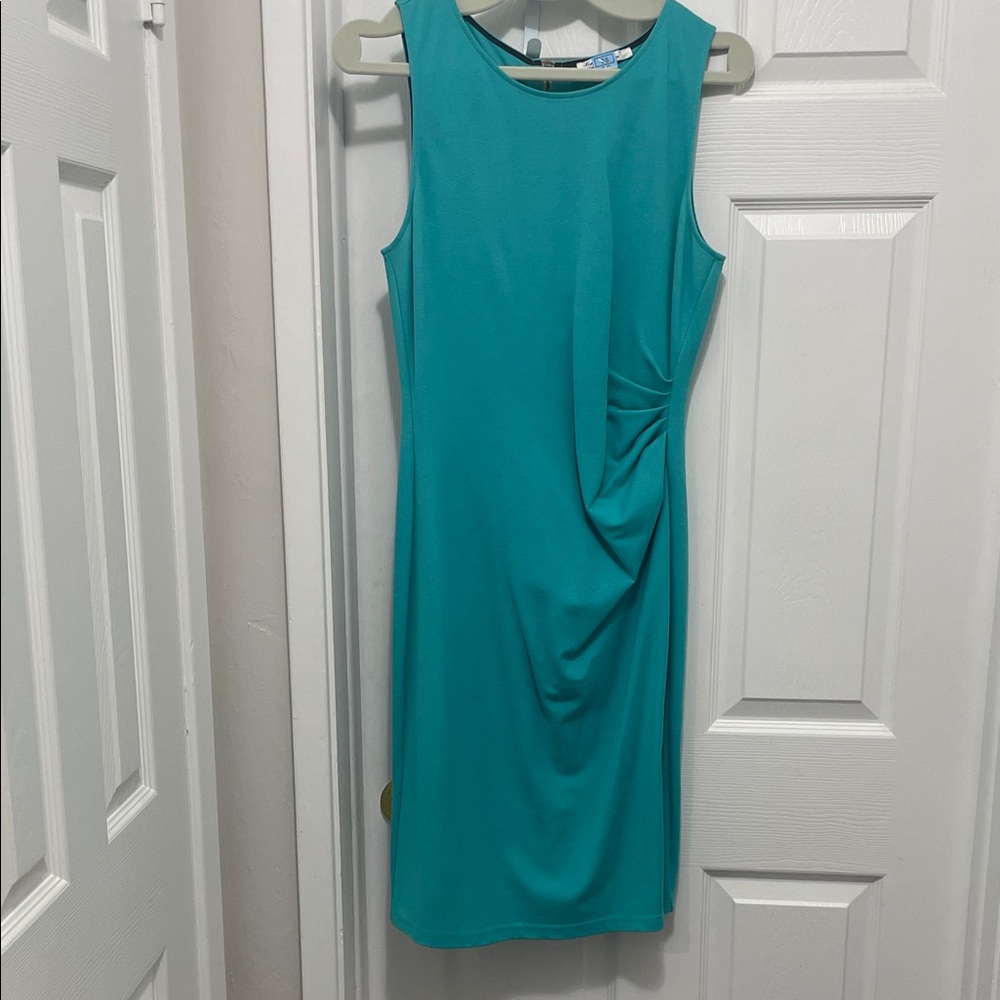 Kenneth Cole Teal Midi Dress